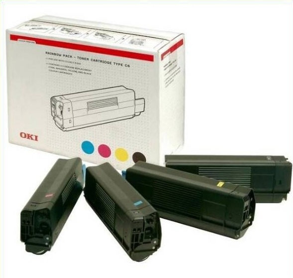 OKI 42403002 pack de toner 4 colores (original) 42403002 035779 - 1