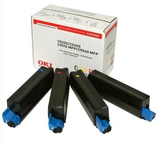 OKI 42403006 pack de 4 toner (original) 42403006 035871 - 1