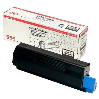 OKI 43034808 toner negro (original)
