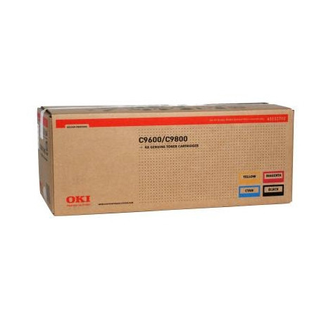 OKI 43112702 pack de toner 4 colores (original)