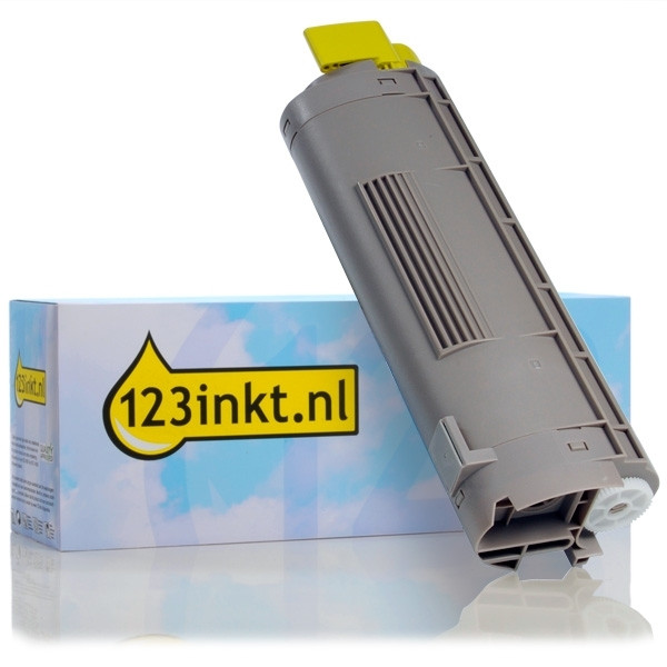 OKI 43324421 toner amarillo (marca 123tinta) 43324421C 035851 - 1