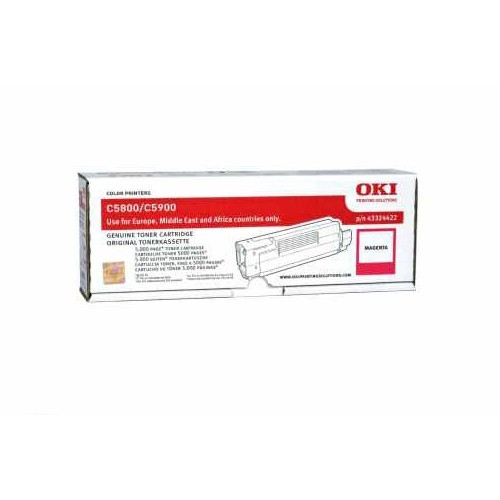 OKI 43324422 toner magenta (original) 43324422 035848 - 1