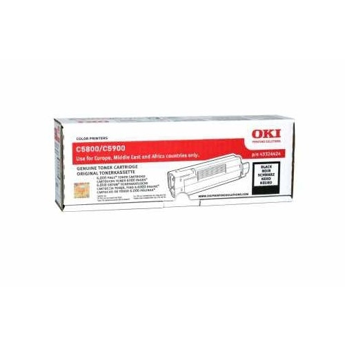 OKI 43324424 toner negro (original) 43324424 035844 - 1