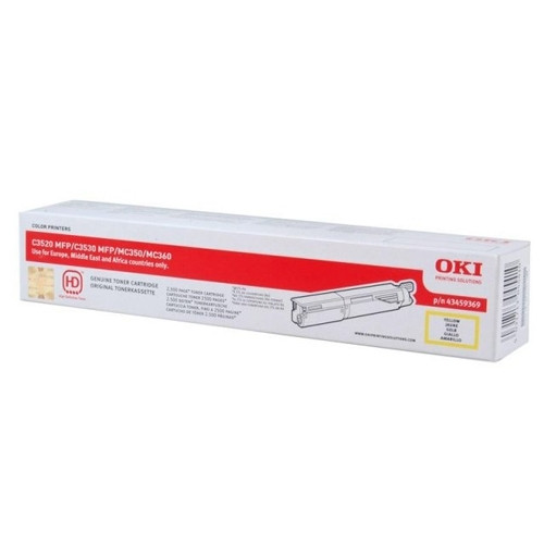 OKI 43459369 toner amarillo (original) 43459369 036066 - 1