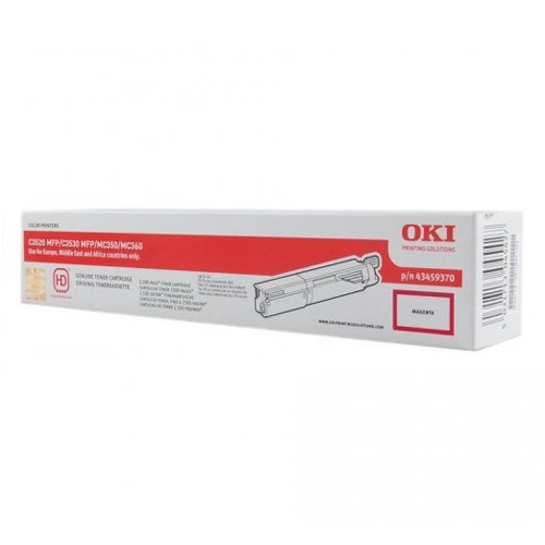 OKI 43459370 toner magenta (original) 43459370 036064 - 1