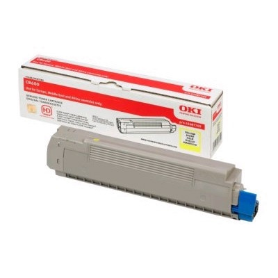 OKI 43487709 toner amarillo (original) 43487709 035880 - 1