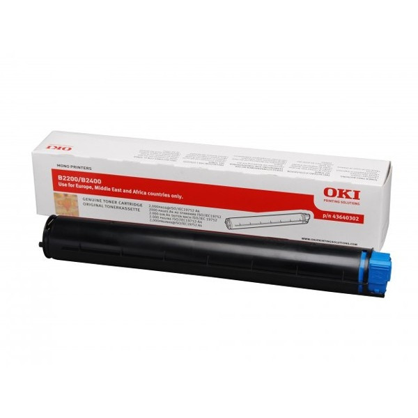 OKI 43640302 toner negro (original) 43640302 035938 - 1