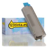 OKI 43872307 toner cian (marca 123tinta)