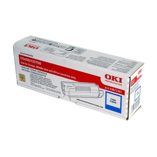 OKI 43872307 toner cian (original) 43872307 035966 - 1