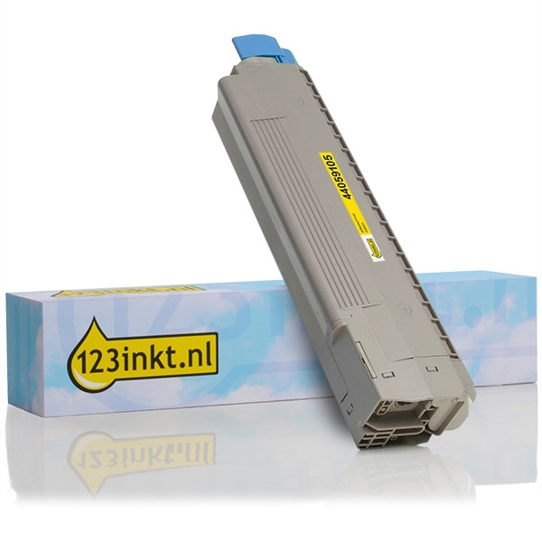 OKI 44059105 toner amarillo (marca 123tinta) 44059105C 036031 - 1