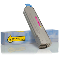 OKI 44059106 toner magenta (marca 123tinta)