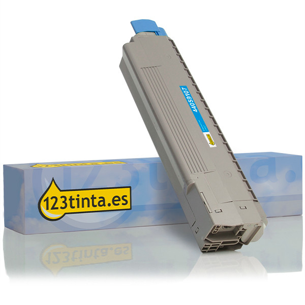 OKI 44059107 toner cian (marca 123tinta) 44059107C 036027 - 1