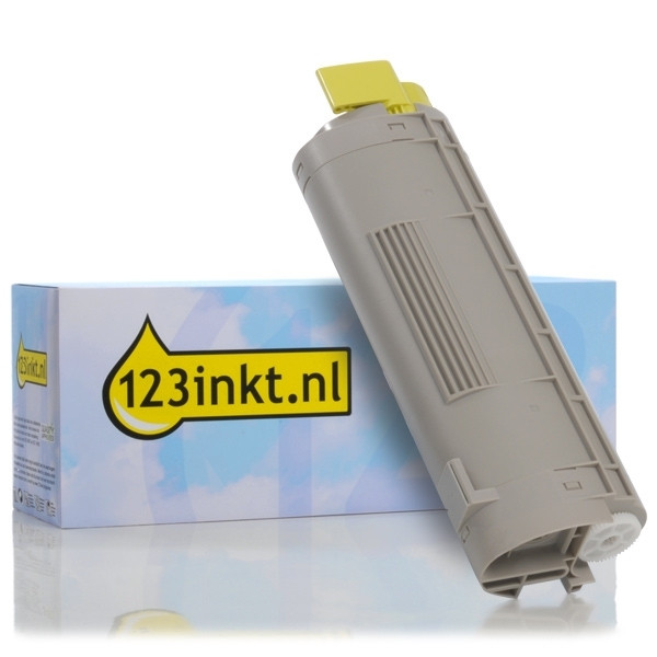 OKI 44318605 toner amarillo (marca 123tinta) 44318605C 036091 - 1