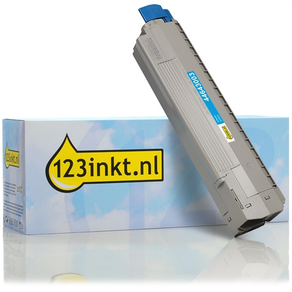 OKI 44643003 toner cian (marca 123tinta) 44643003C 042523 - 1