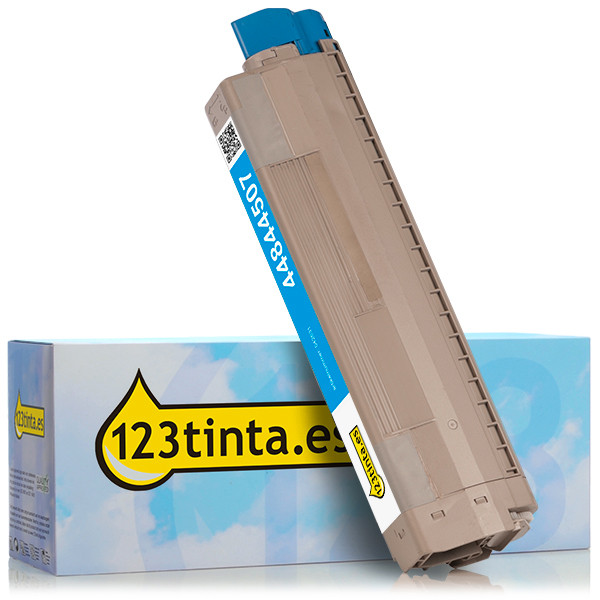 OKI 44844507 toner cian (marca 123tinta) 44844507C 042631 - 1