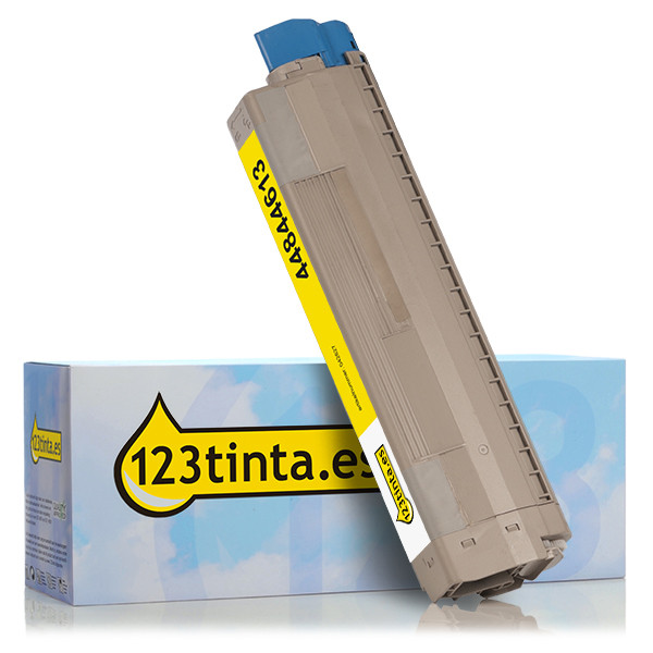 OKI 44844613 toner amarillo (marca 123tinta) 44844613C 042627 - 1