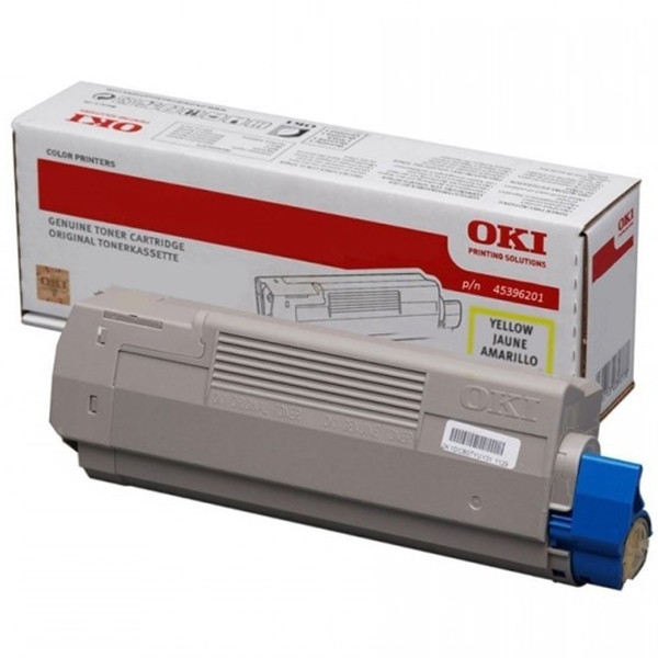 OKI 45396201 toner amarillo XL (original) 45396201 036140 - 1