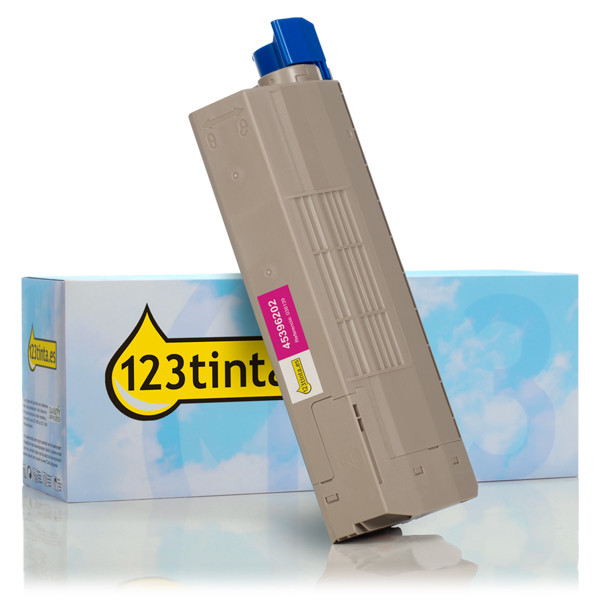 OKI 45396202 toner magenta XL (marca 123tinta) 45396202C 036139 - 1