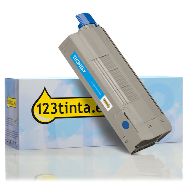 OKI 45396303 toner cian (marca 123tinta) 45396303C 036115 - 1
