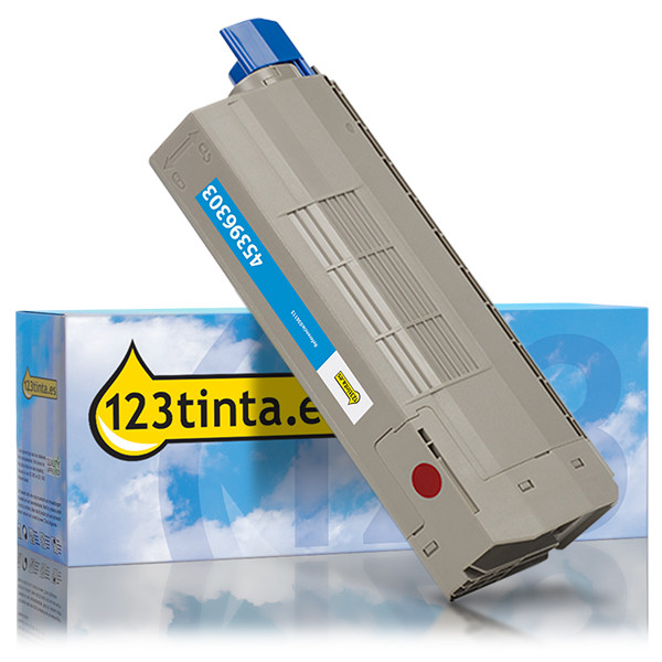 OKI 45396303 toner cian (marca 123tinta) 036115 - 1