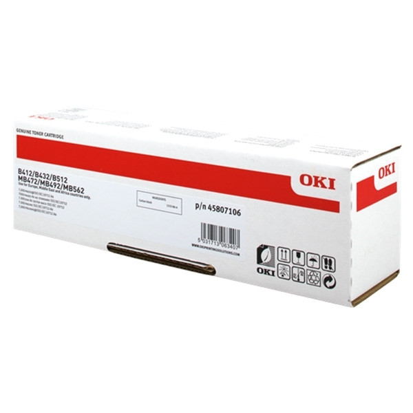 OKI 45807106 toner negro XL (original) 45807106 042702 - 1