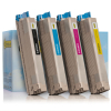 OKI 45862818, 16, 15, 14 toners (marca 123tinta) | Pack negro + 3 colores 130603 - 1