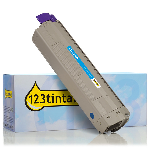 OKI 45862839 toner cian (marca 123tinta) 45862839C 042709 - 1