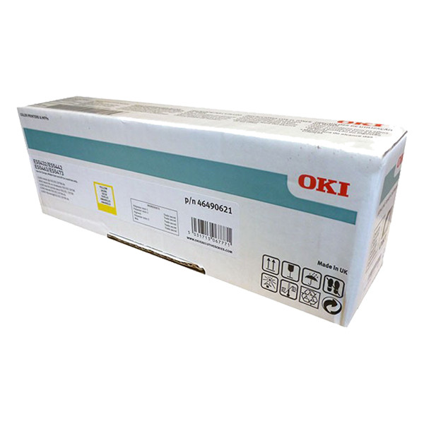 OKI 46490621 toner amarillo