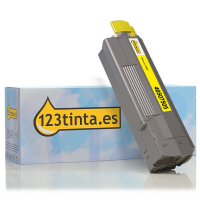 OKI 46507505 toner amarillo (marca 123tinta) 46507505C 036207