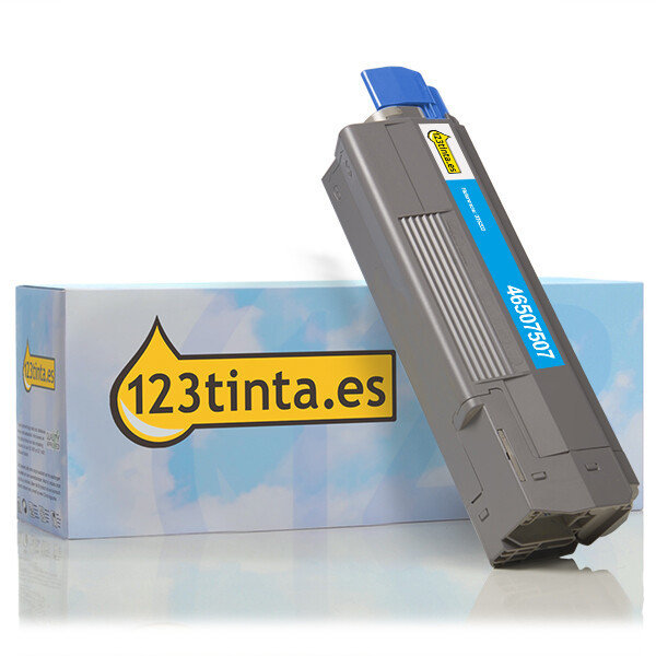 OKI 46507507 toner cian (marca 123tinta) 46507507C 036203 - 1