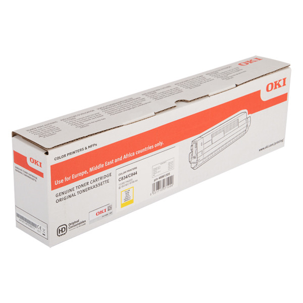 OKI 46861305 toner amarillo XL (original) 46861305 042772 - 1