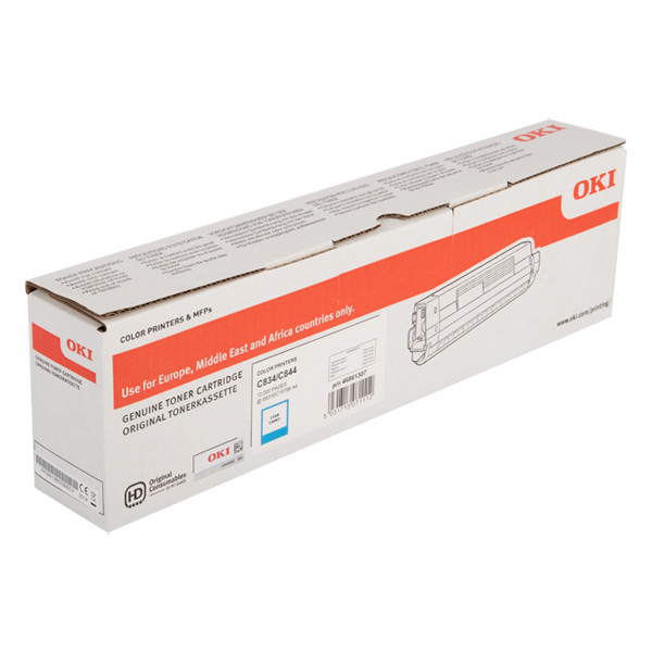 OKI 46861307 toner cian XL (original) 46861307 042768 - 1