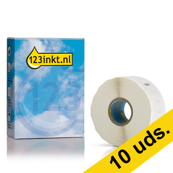 Oferta: 10x Dymo S0722520 / 11352 etiquetas de dirección de retorno grandes (marca de la casa 123tinta) nueva versión 650890 - 1