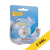 Oferta: 123tinta 3 cintas adhesivas estándar  de 19 mm x 33 m + dispensador 301436 - 1