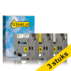 Oferta: 3x Brother TZe  cintas de 12 mm (negro sobre blanco, negro sobre transparente y negro sobre amarillo) (123tinta)