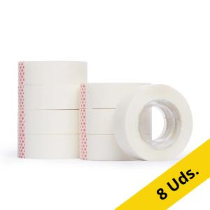 Oferta especial: 123tinta 8x cinta adhesiva invisible  de 19 mm x 33 m 301113 - 1