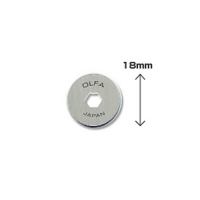 Olfa RB18-2 Cuchilla de repuesto rotativa para RTY-4 de 18 mm (2 unidades) 219707
