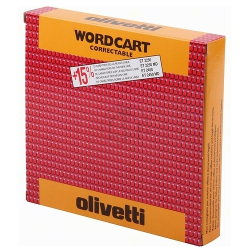 Olivetti 80670 cinta entintada negra de carbón (original) 80670 042024 - 1