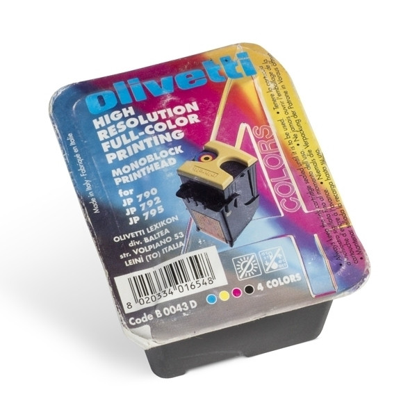 Olivetti B0043 D cabezal de impresion color + 1 cartucho de alta resolución (original) B0043D 042090 - 1