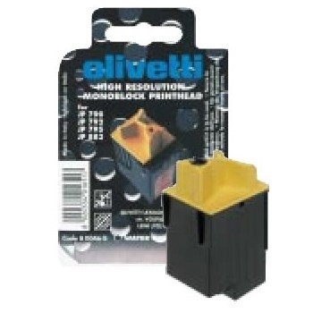 Olivetti B0046 G cabezal de impresion negro + 1 cartucho de alta resolucion (original) B0046G 042265 - 1