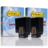 Olivetti FJ 31 (B0336 F) cartucho de tinta negro (marca 123tinta) | Pack 2 uds 042382 - 1