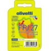 Olivetti FPJ 27 (B0203 K) cartucho foto 3 colores (original) 042290 - 1