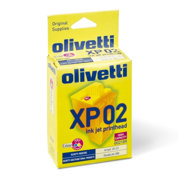 Olivetti XP 02 (B0218R) cabezal de impresión 3 colores alta capacidad (original) B0218R 042310 - 1