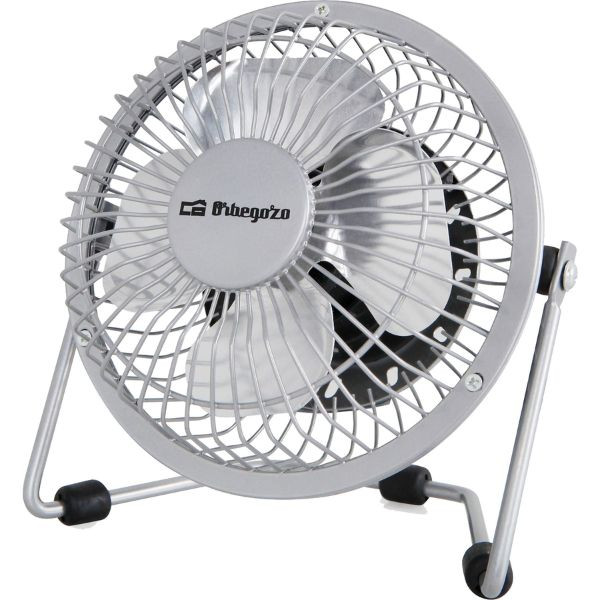 Orbegozo PW 1025 Mini Ventilador USB Plata 426915 - 1