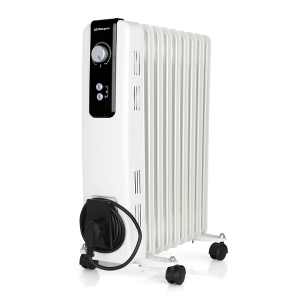 Orbegozo RH 2000 radiador de aceite de 2000W con 9 elementos 499405 - 1