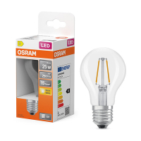 Osram Bombilla LED E27 | Pera A60 | Filamento | Transparente | 2700K | 1,8 W (25 W) LOS01821