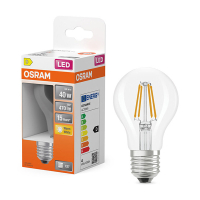 Osram Bombilla LED E27 | Pera A60 | Filamento | Transparente | 2700K | 3,4 W (40 W) LOS01823