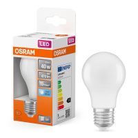 Osram Bombilla LED E27 | Pera A60 | Mate | 4000K | 4,9 W (40 W) LOS01145
