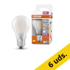 Osram Bombilla LED E27 | Pera A60 | Mate | 4000K | Regulable | 7,5 W (75 W) | Pack 6 uds LOS00051 - 1