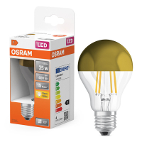 Osram Bombilla LED E27 Pera A60 Filamento Espejo de extremo Dorado 2700K 4W (35W) LOS01693